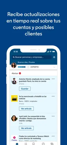 Imágen 1 LinkedIn Sales Navigator iphone