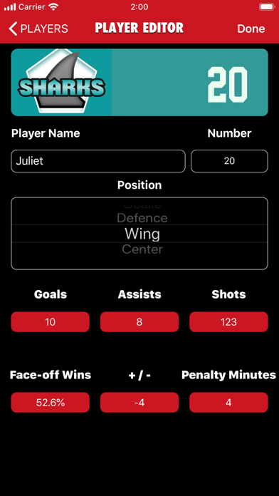 Goaliath Hockey Stats TrackerScreenshot of 4