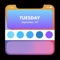 Personal Color and Photo Calendar Widgets for iOS14