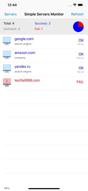 Simple Servers Monitor