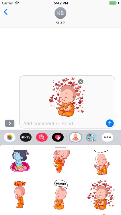 Baby Buddha Stickers