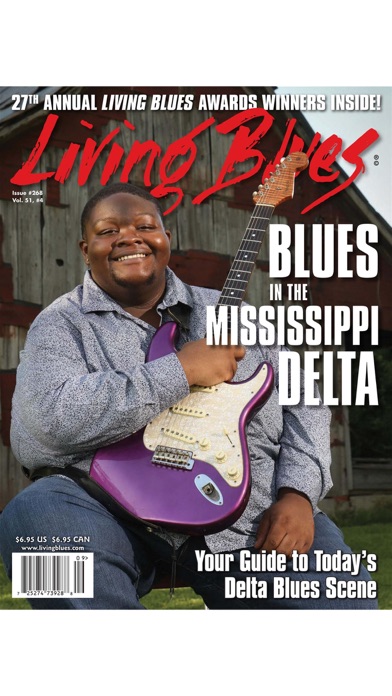 LIVING BLUES MAGAZINE screenshot1