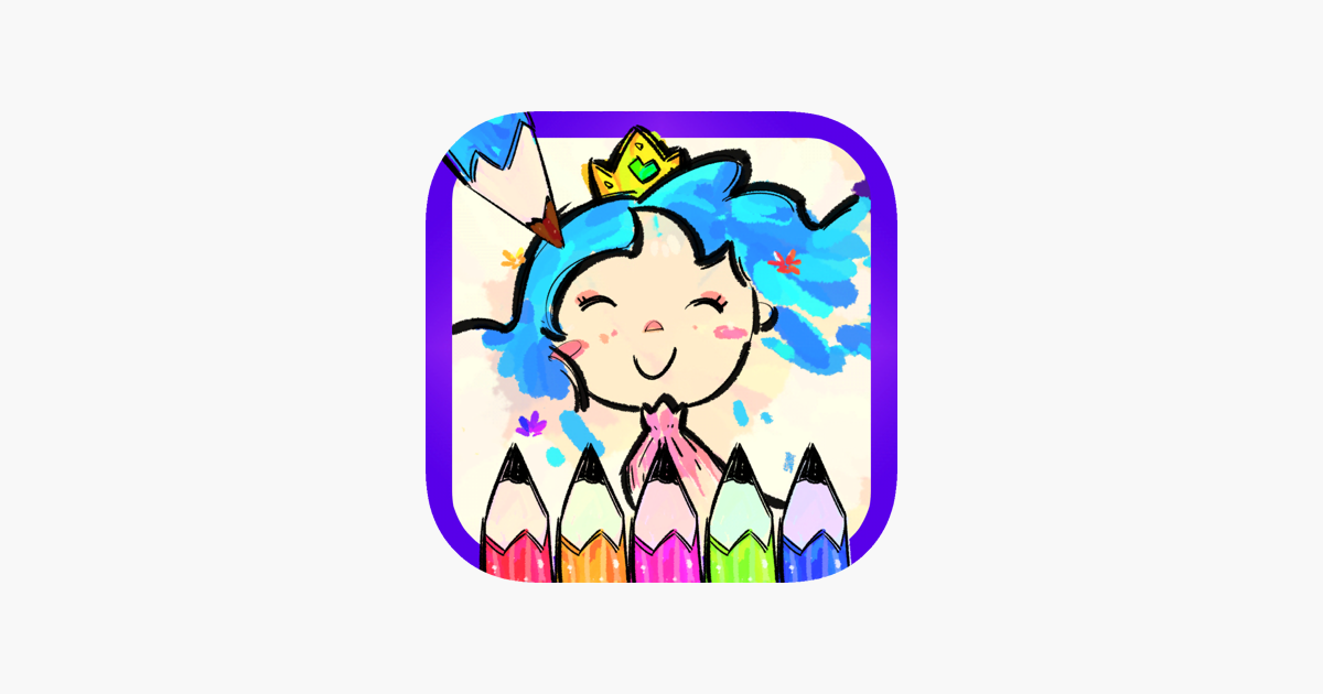  Princess coloring book drawing on the App Store