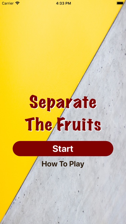 Separate The Fruits