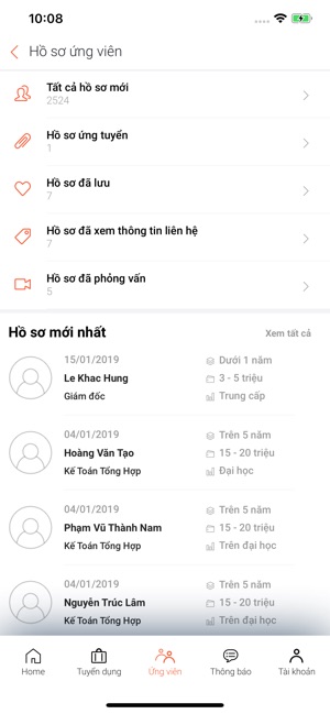 JOBNOW Nhà tuyển dụng(圖4)-速報App