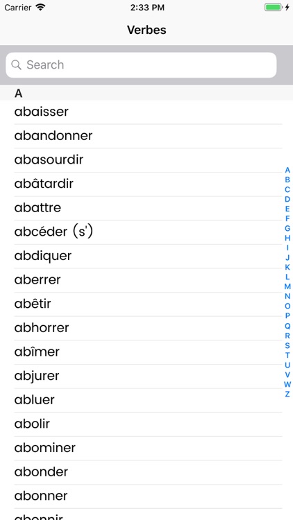 French Conjugations