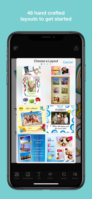 Photo Wall Pro - Collage App(圖1)-速報App