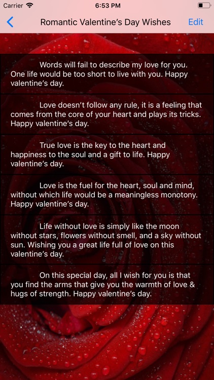 Valentine Day Wallpaper Quote screenshot-6