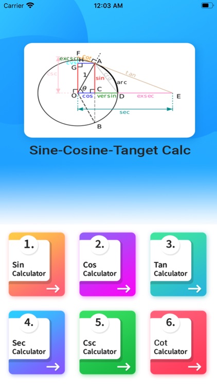 Sine-Cosine-Tanget Calc