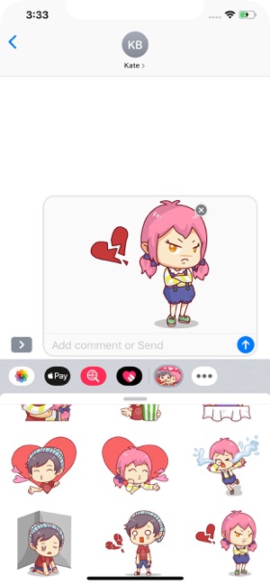 Story Love Stickers Pack(圖7)-速報App