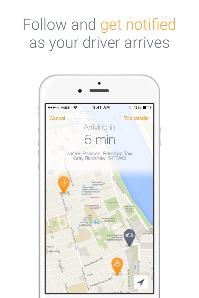 Cambodia Taxi: PassApp screenshot 4