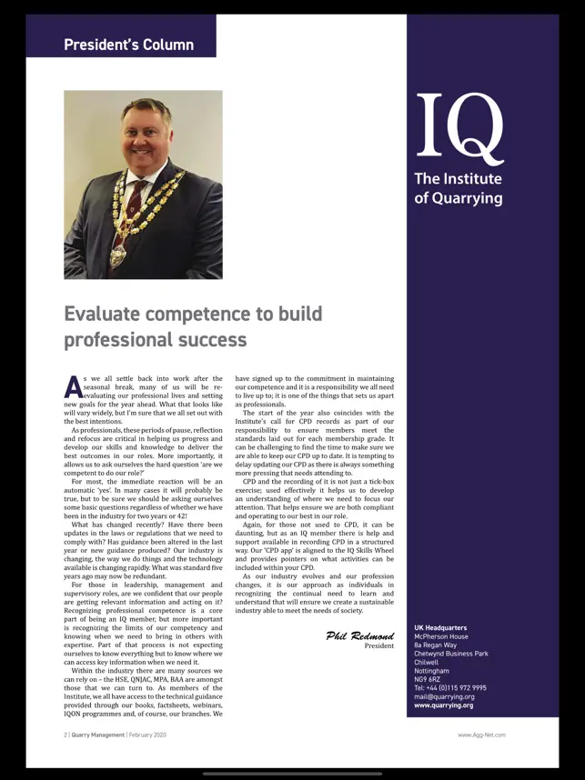 Captura 3 Quarry Management Magazine iphone