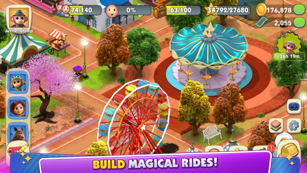 Wonder Park Magic Rides Game - Free Hack screenshot 2 - iOS game interface