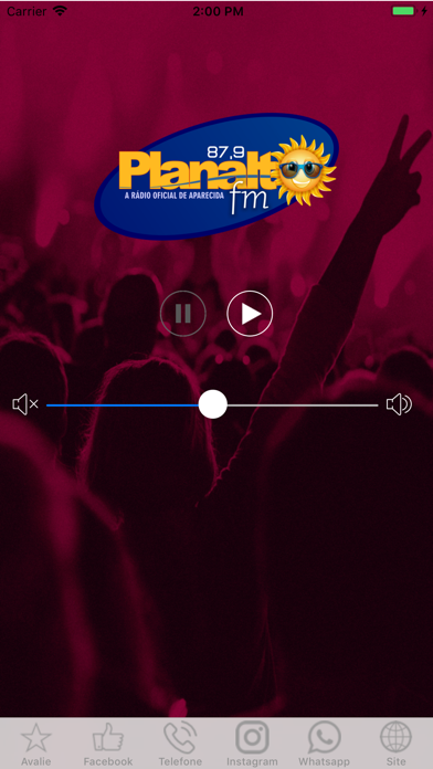 Planalto FM Aparecida screenshot 2