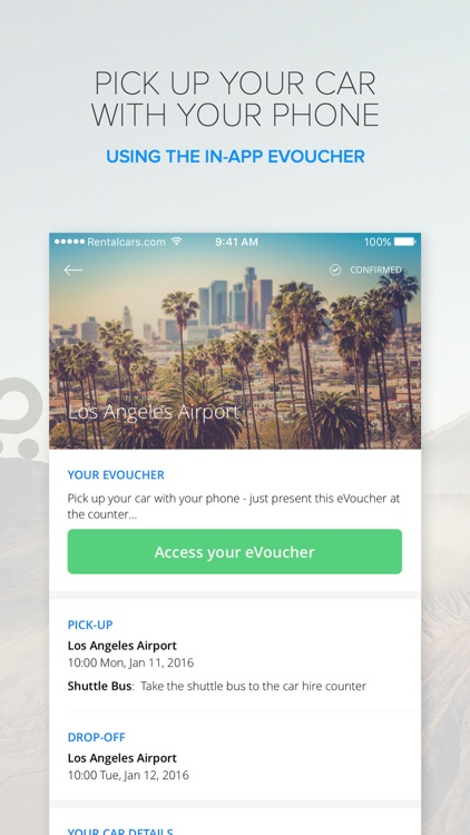 Rentalcars.com Car rental App