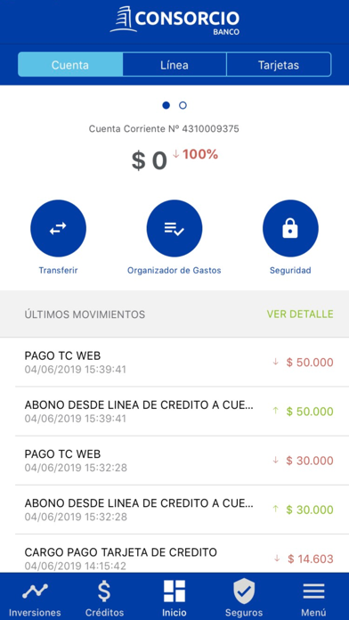 Banco Consorcio screenshot 2