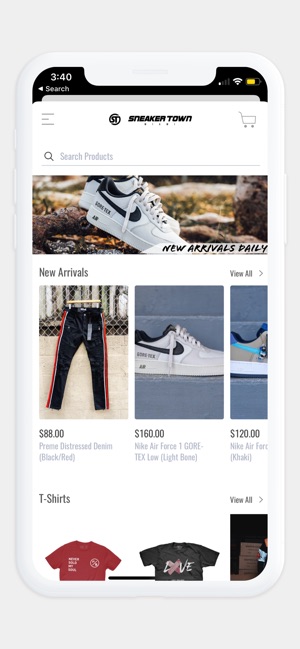 sneaker town website