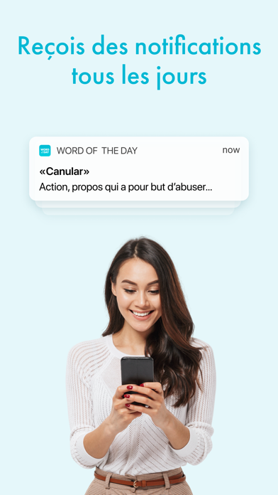 Mot du jour — Daily French app Screenshot