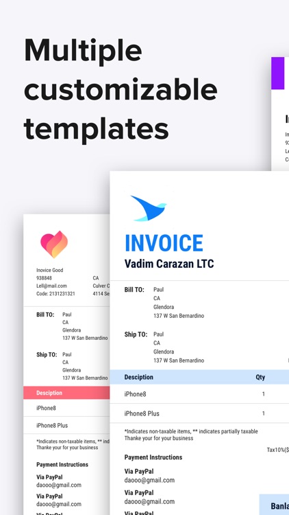 Swift Invoice, Invoice Maker, screenshot-5