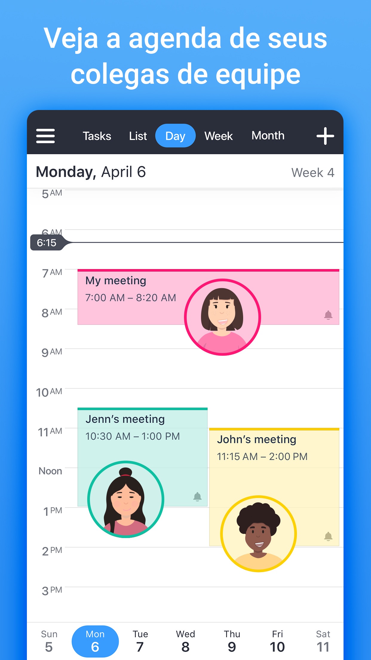 Screenshot do app Calendario: Agenda e Tarefas