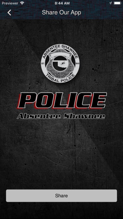 Absentee Shawnee Tribal Police