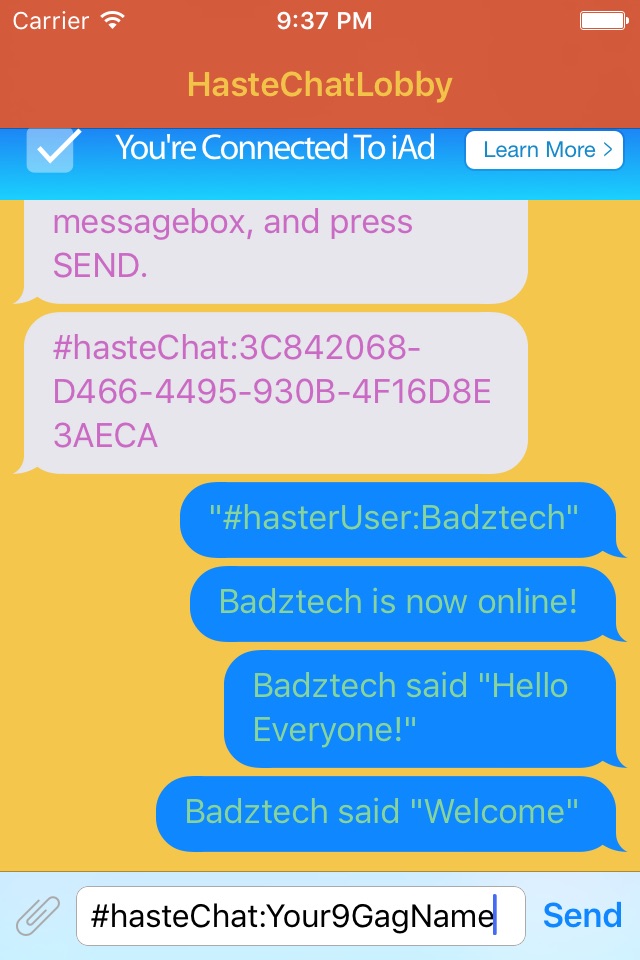 Haste Chat screenshot 3