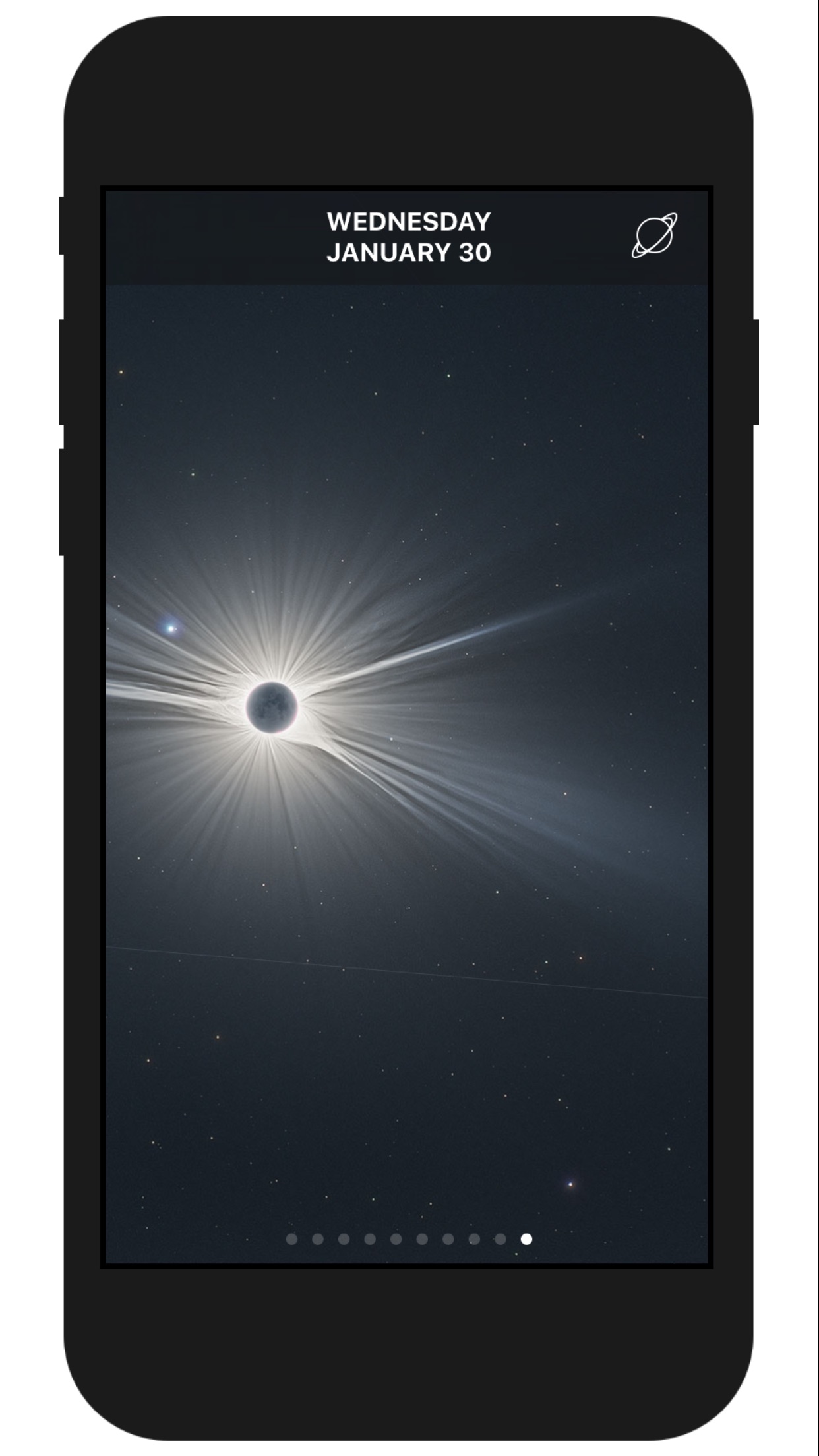 Screenshot do app Stellar Photo of the Day