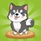 Merge your puppies to earn money and build your puppy town