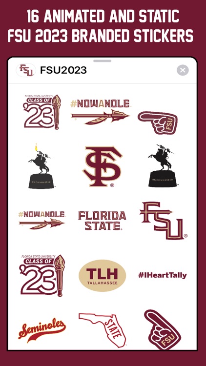 FSU Class of '23 Stickers