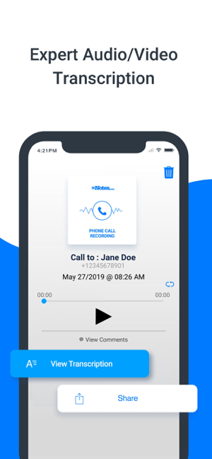 ‎Call Recording by NoNotes Screenshot