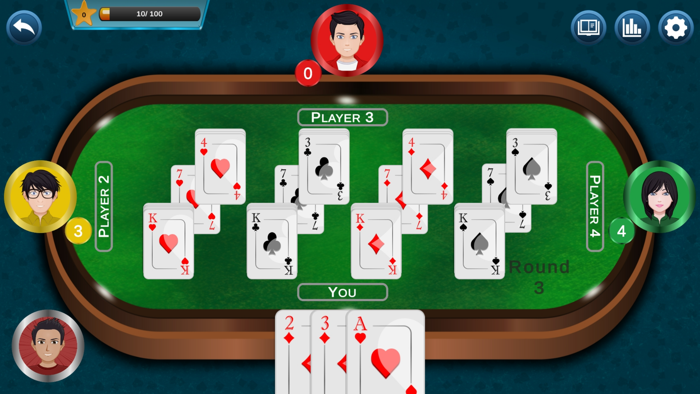 Badam Satti Seven of Hearts