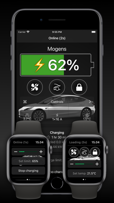 Watch app for Tesla Watch app for Tesla