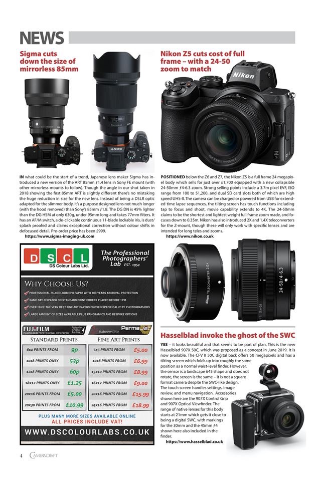f2 Cameracraft magazine screenshot 3