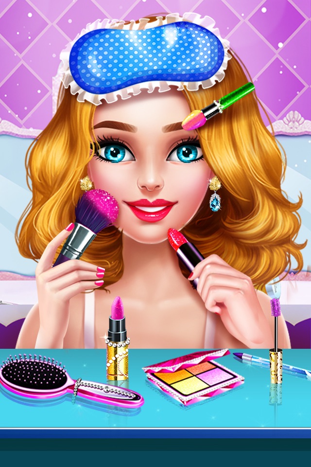 Pajamas Party -Princess Makeup screenshot 3