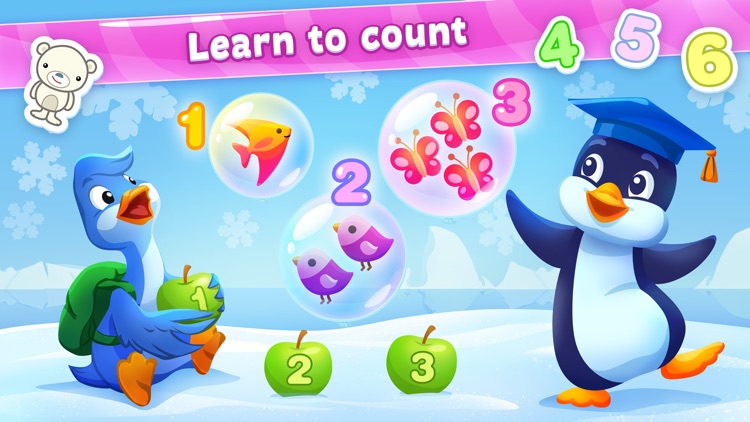 Math games with Pengui