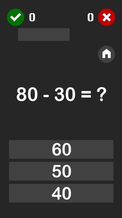 Subtraction Math Test screenshot 2