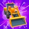 Destroy all obstacles in the city with a bulldozer