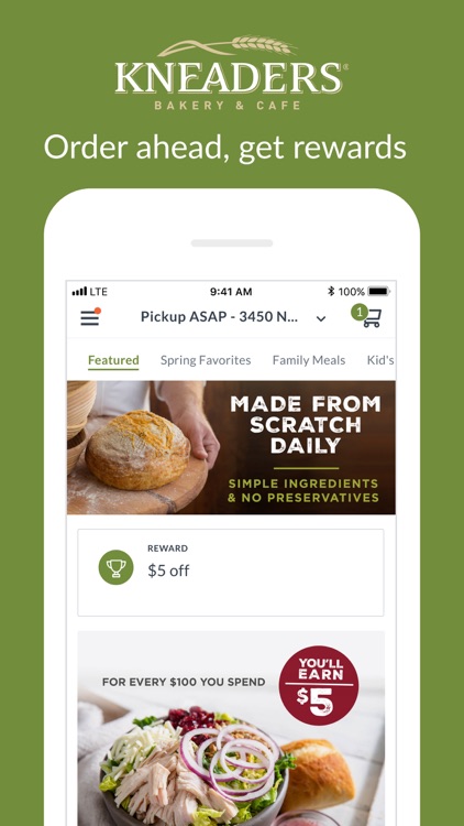 Kneaders Bakery Ordering