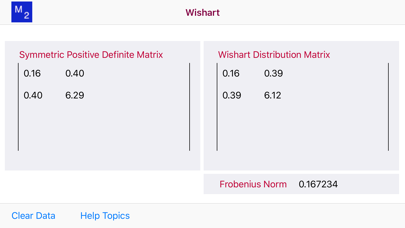 How to cancel & delete Wishart Distribution Matrix from iphone & ipad 4