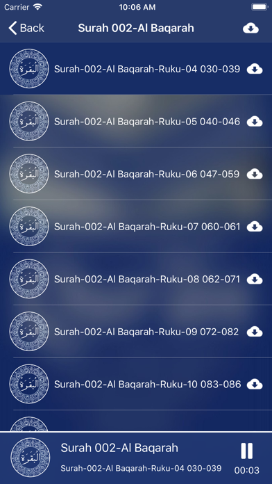 How to cancel & delete Tafheem ul Quran: Audio from iphone & ipad 3