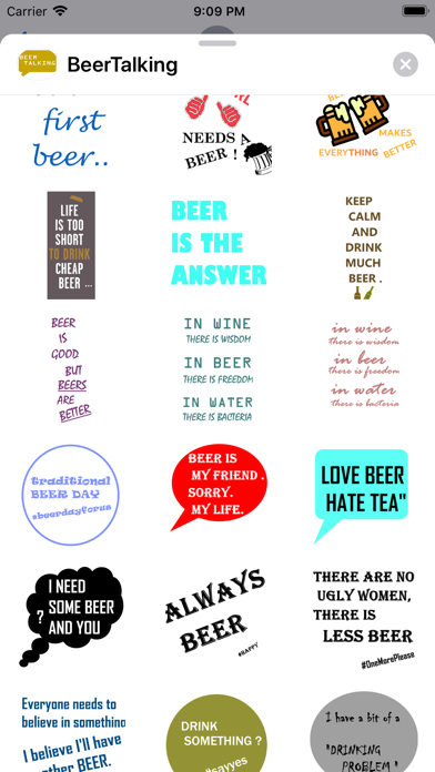 Beer Stickers (Beer Talking) screenshot 2