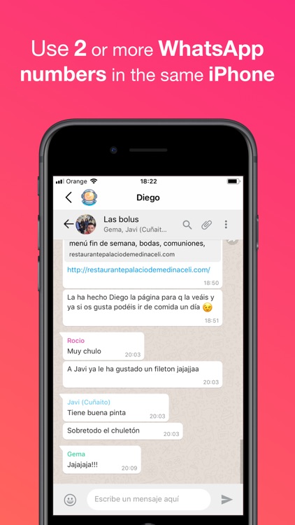WhatsAgain Dual Messenger Chat