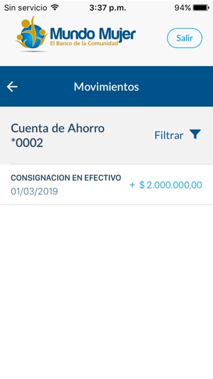 Banco Mundo Mujer screenshot-3