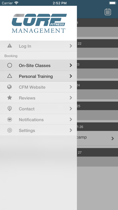 Core Fitness Management screenshot 2