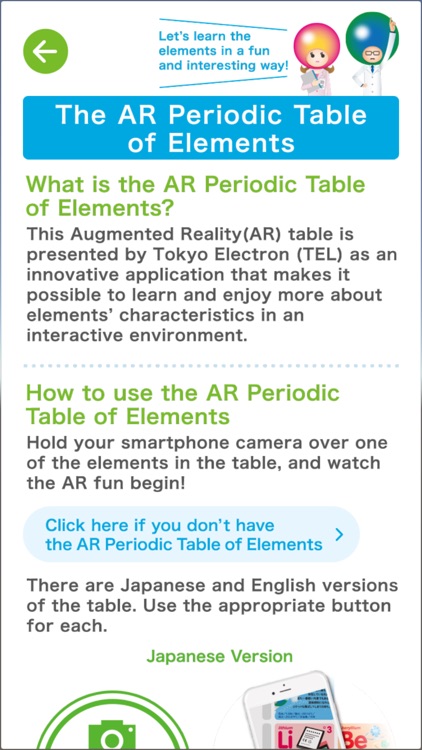 AR Periodic Table of Elements