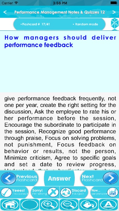 How to cancel & delete Performance Management Exam Review: 800 Flashcards from iphone & ipad 3