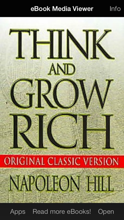 eBook: Think and Grow Rich screenshot-0