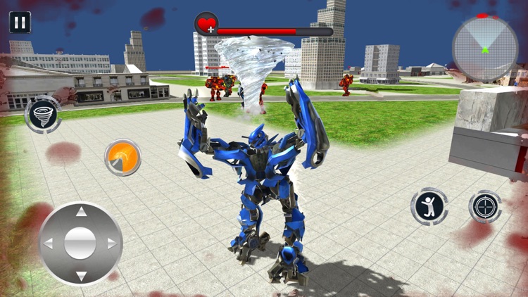 Tornado Robot Transforming War screenshot-4