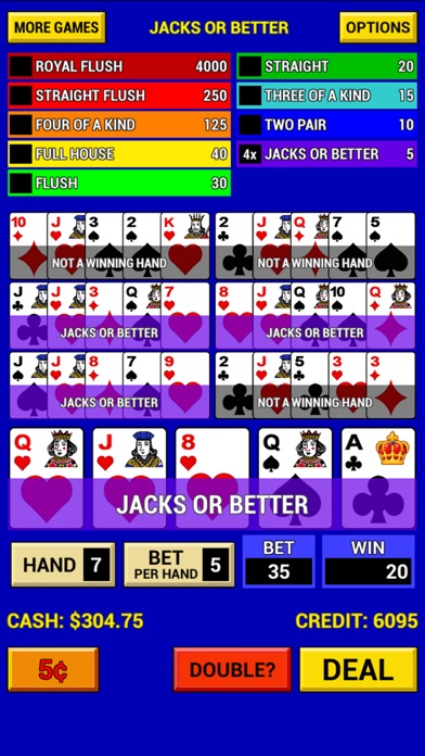 Video Poker Multi. screenshot 2