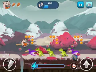 Immagine dello schermo 2 Caveman Dash - Dino Hunter iphone